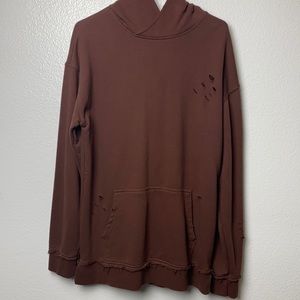 Men’s distressed hoodie